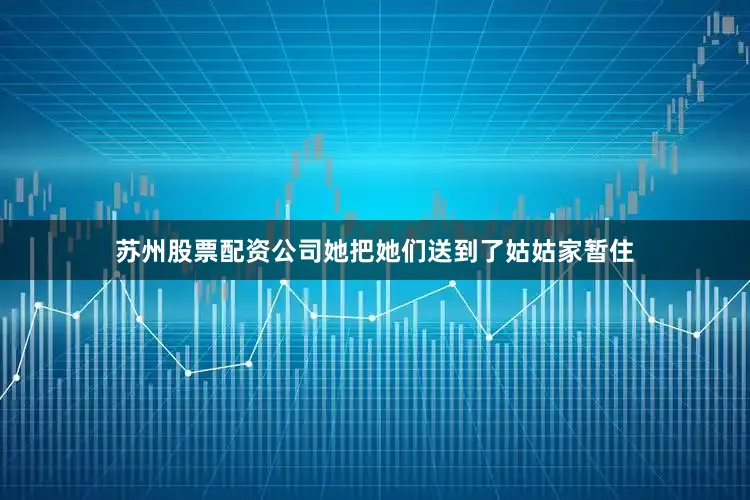 苏州股票配资公司她把她们送到了姑姑家暂住
